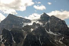 13 Haddo Peak And Mount Aberdeen Descending From Lake Agnes Trail To Plain Of Six Glaciers Trail Near Lake Louise.jpg